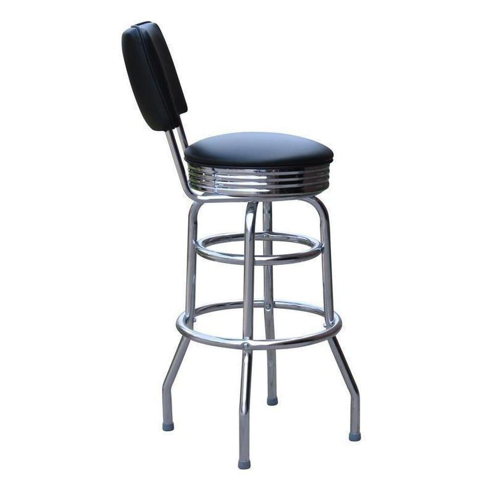 Double ring bar stool shop with back